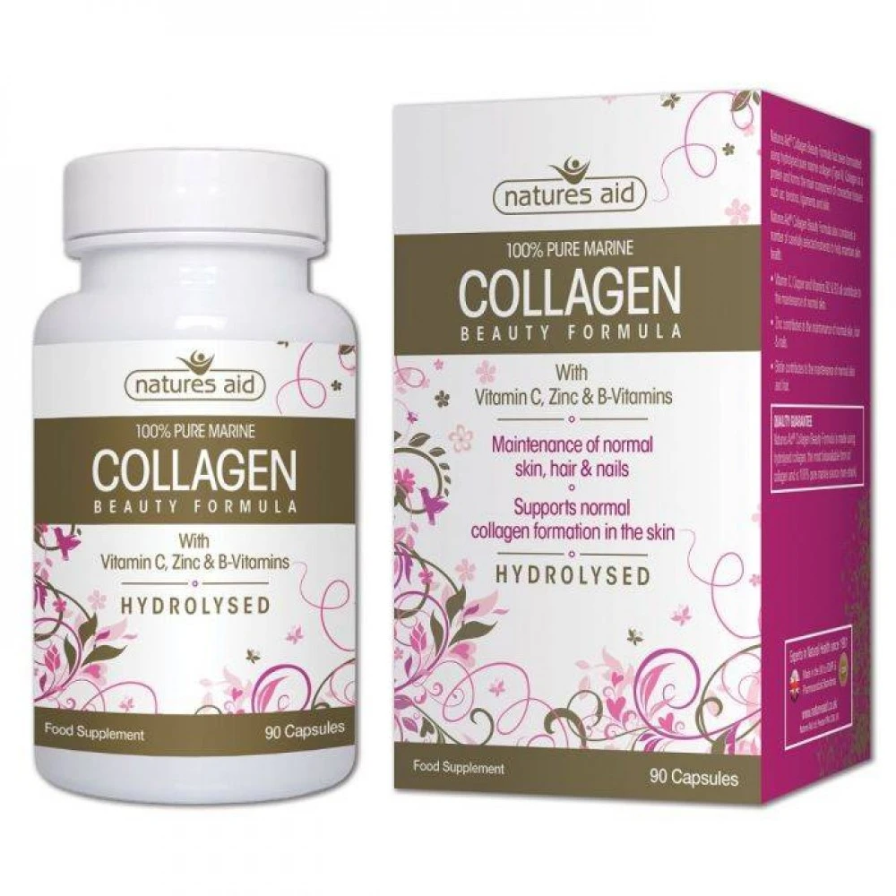 Natures Aid Collagen Beauty Formula Capsules 90's