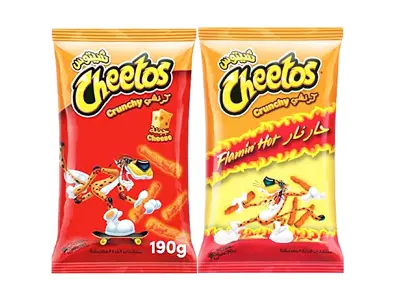 Cheetos Crunchy Flamin Hot Assorted 2X190G - view 1