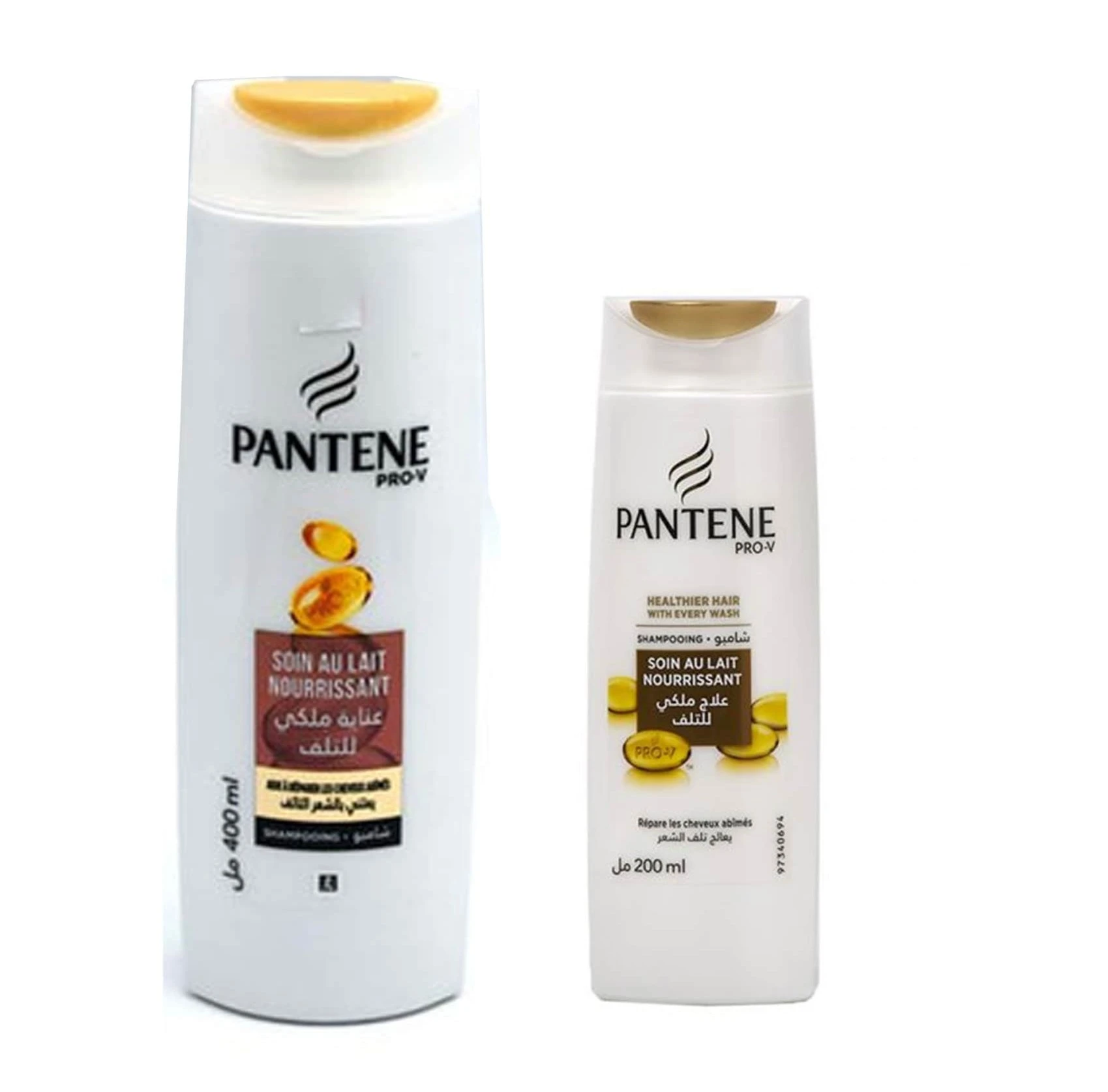 Pantene Soin Au Lait Nourrissant Shampoo 400ml + 200ml