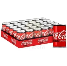 علبة مشروب غازي كوكاكولا زيرو 150 مل × 30