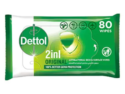 Dettol Skin Surface Wipes 80'S - view 1
