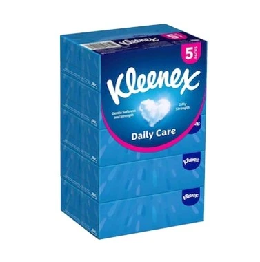 Kleenex Facial Tissue Daily Care 2 Ply 120Sc 5'S Promo