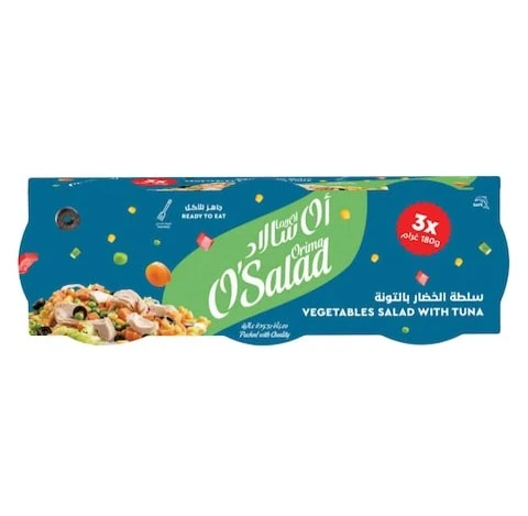 Orima O’Salad Tuna With Vegetable 3 pcs 180 gm