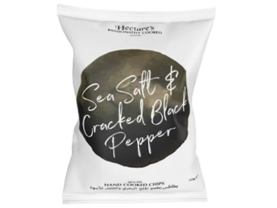 Hectares Sea Salt And Cracked Black Pepper Potato Chips 150G