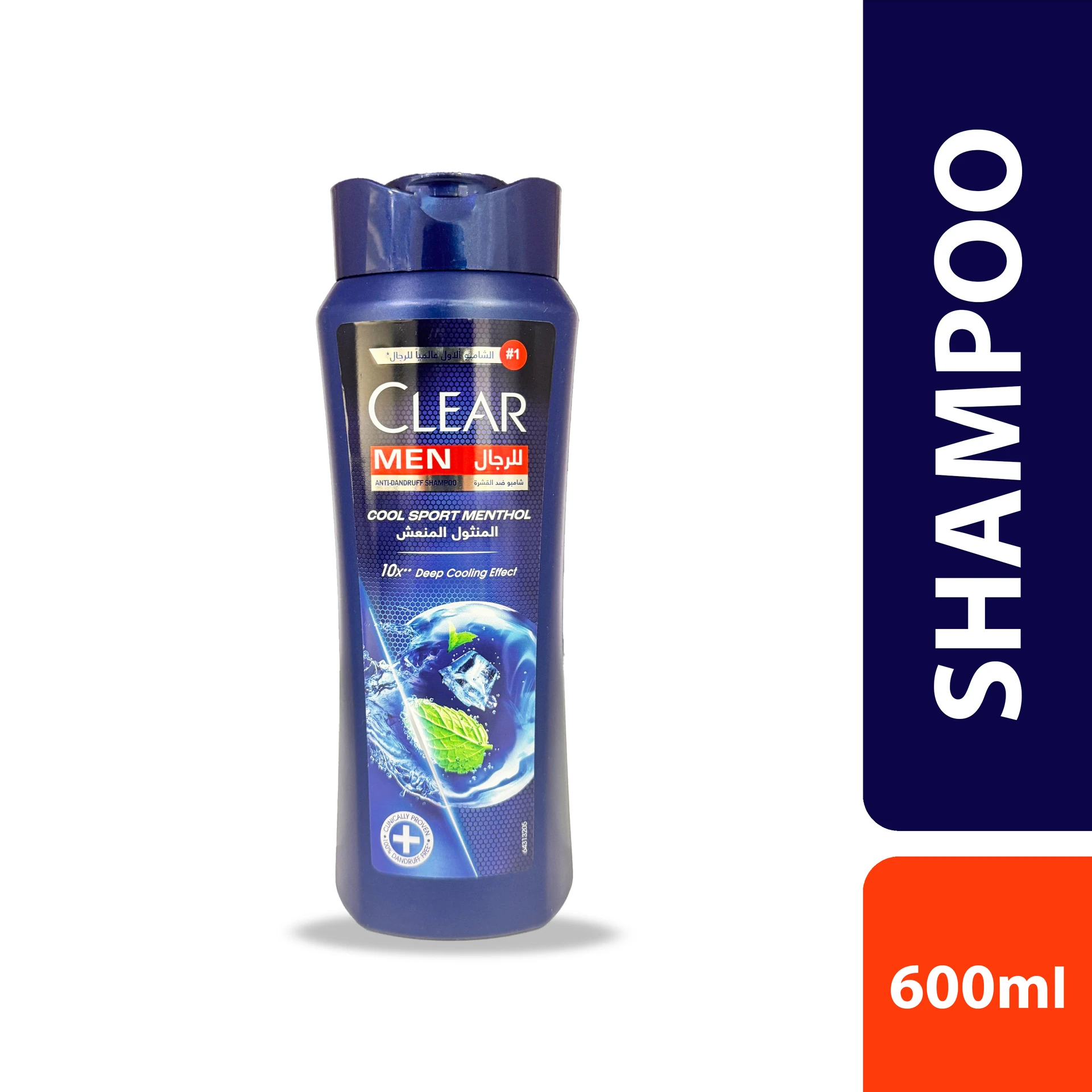 Clear Shampoo Cool Sport Menthol 600 ml