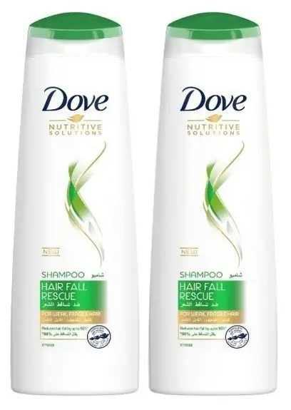 Dove Shampoo Hair Fall Rescue Twin Pack SP 400 ml  - view 1