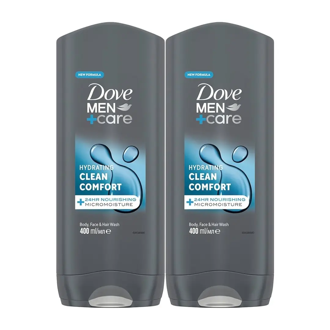 Dove 3In1 Shower Gel Clean Comfort 2pcs 250 ml - view 1