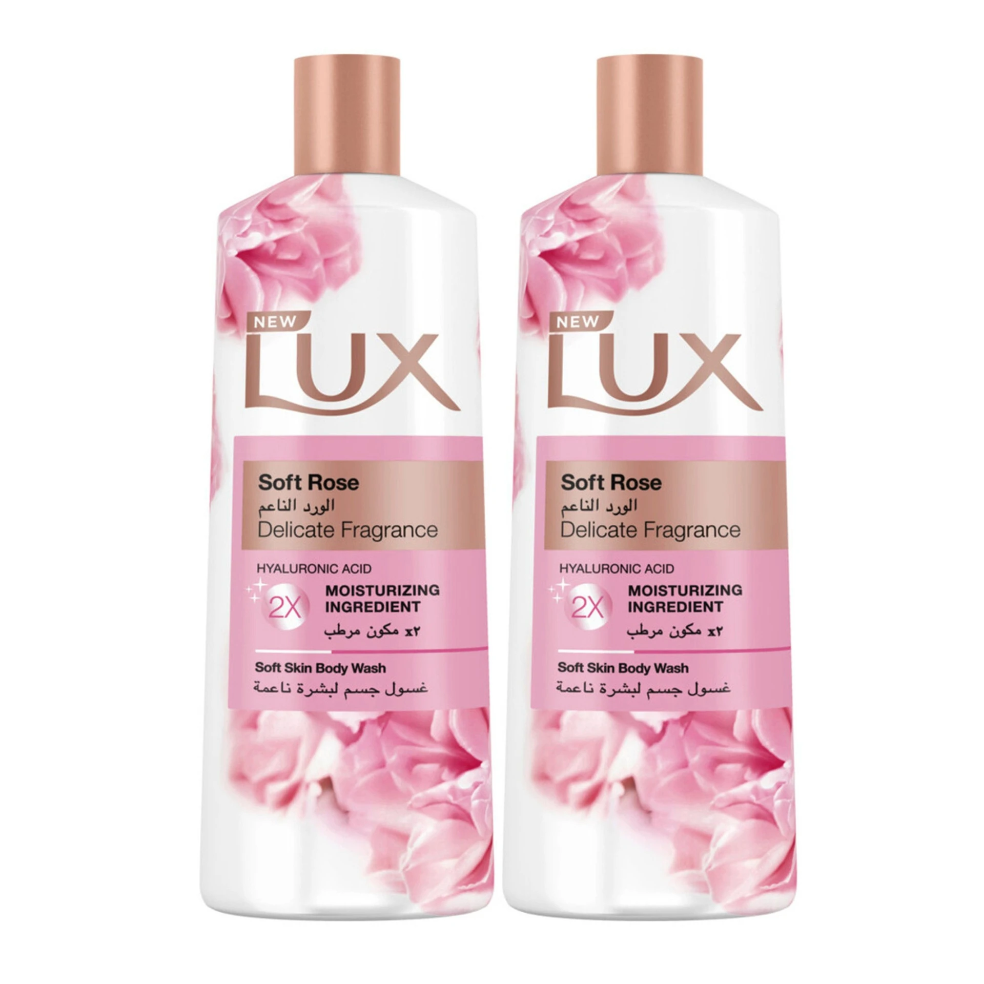 Lux Body Wash Soft Rose 2 pcs 500 ml