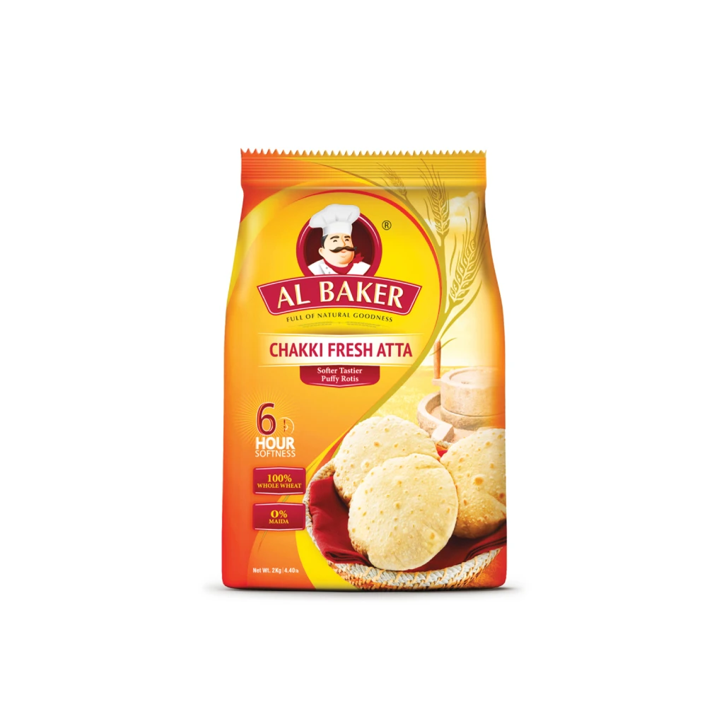 Al Baker Chakki Fresh Atta 2 Kg