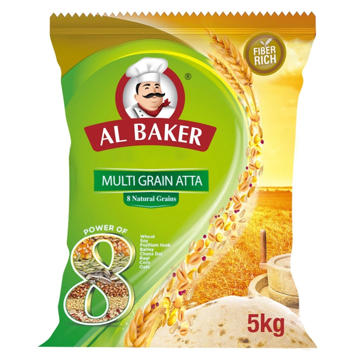 Al Baker Multi Grain Atta 5 Kg