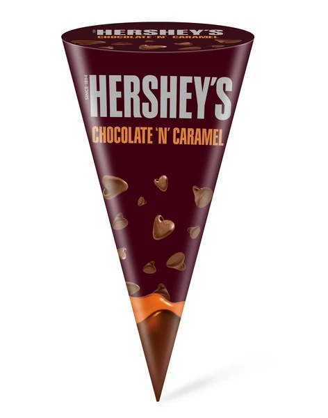 Hershey's Chocolate & Carmel Ice Cream Cone 100 ml