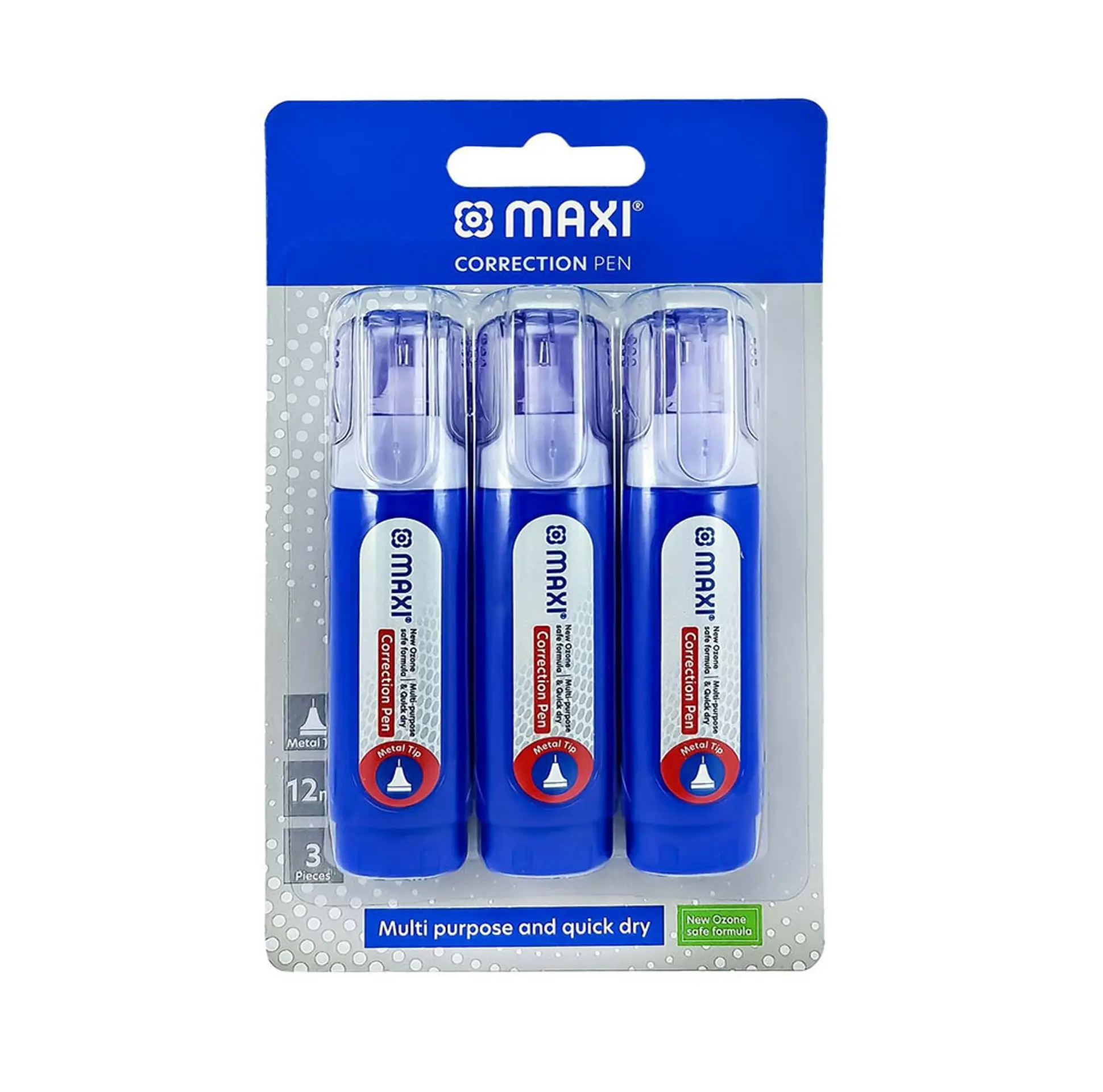 Maxi  correction pen 1x3 pc 12ml each - view 1