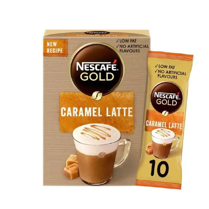 Nescafe Gold Caramel Latte 10x17G - view 1