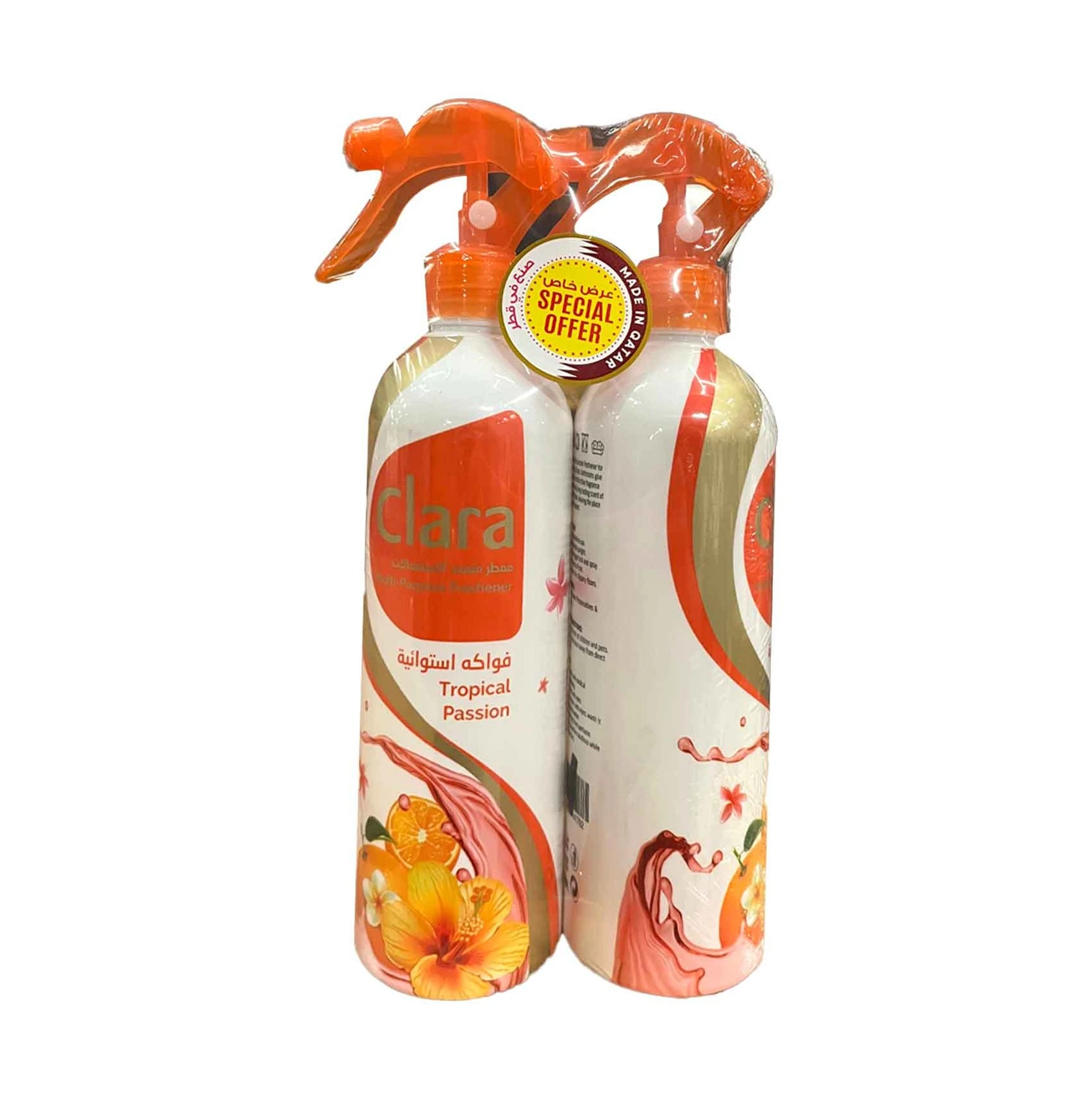 Clara Multi-Purpose Freshener Tropical Passion 2 pcs 500 ml Promo