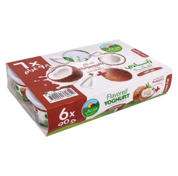 Mazzraty Flav Yoghurt Cocunut 6 pcs 90 gm