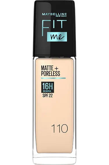 Maybelline Fit Me Foundation Matte Poreless Spf 110  Porcelaine - view 1