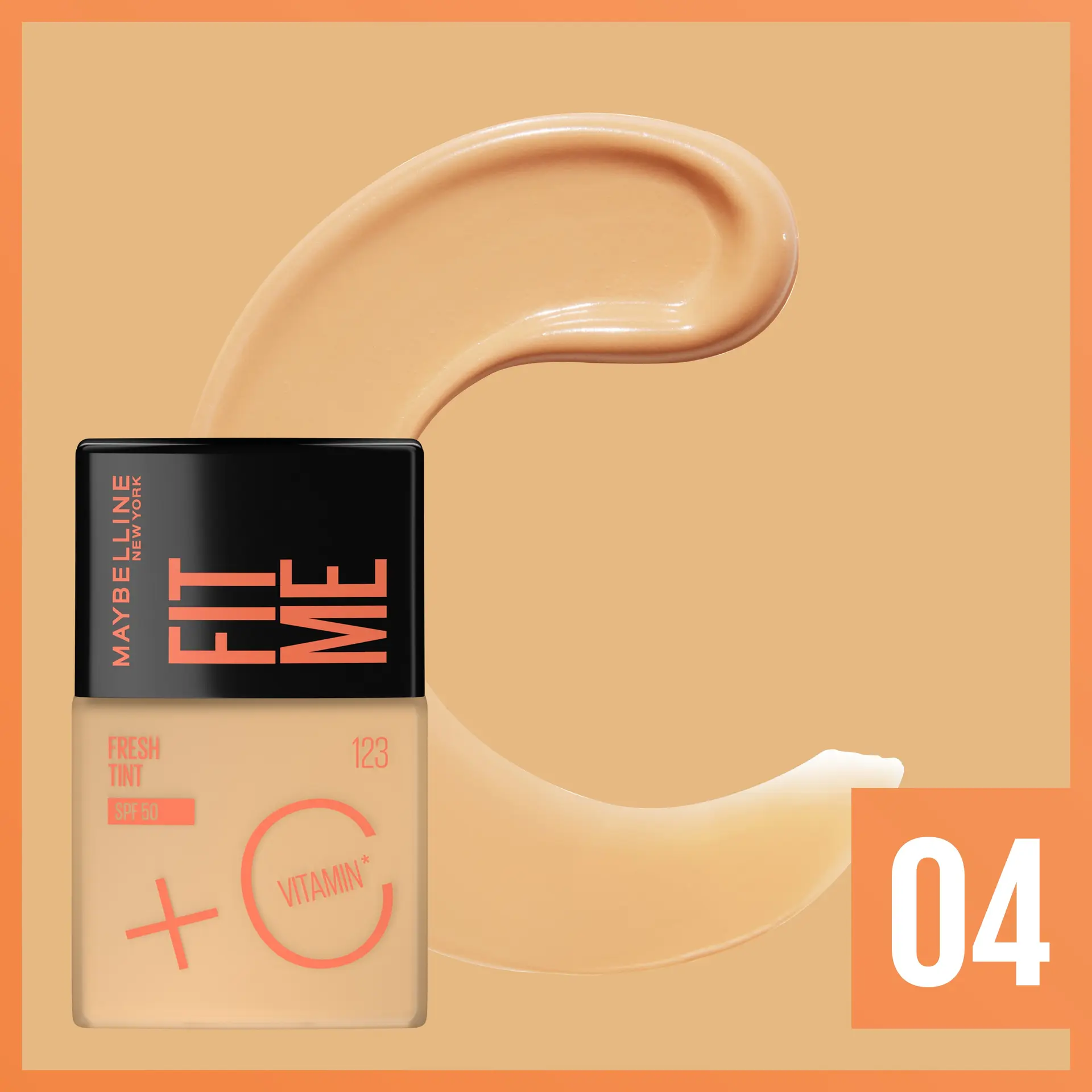 Maybelline Foundation Fit Me Fresh Tint 04 - view 1