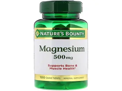 Natures Bounty Magnesium Oxide High 500mg Tablets 100’s - view 1