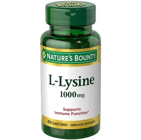 Natures Bounty L Lysine 1000mg Tablets 60's - view 1