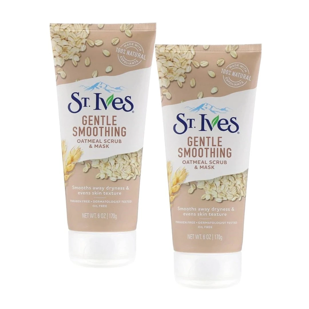 St.Ives Gentle Smoothing Oatmeal Scrub 170 gm Buy 1+1 Free