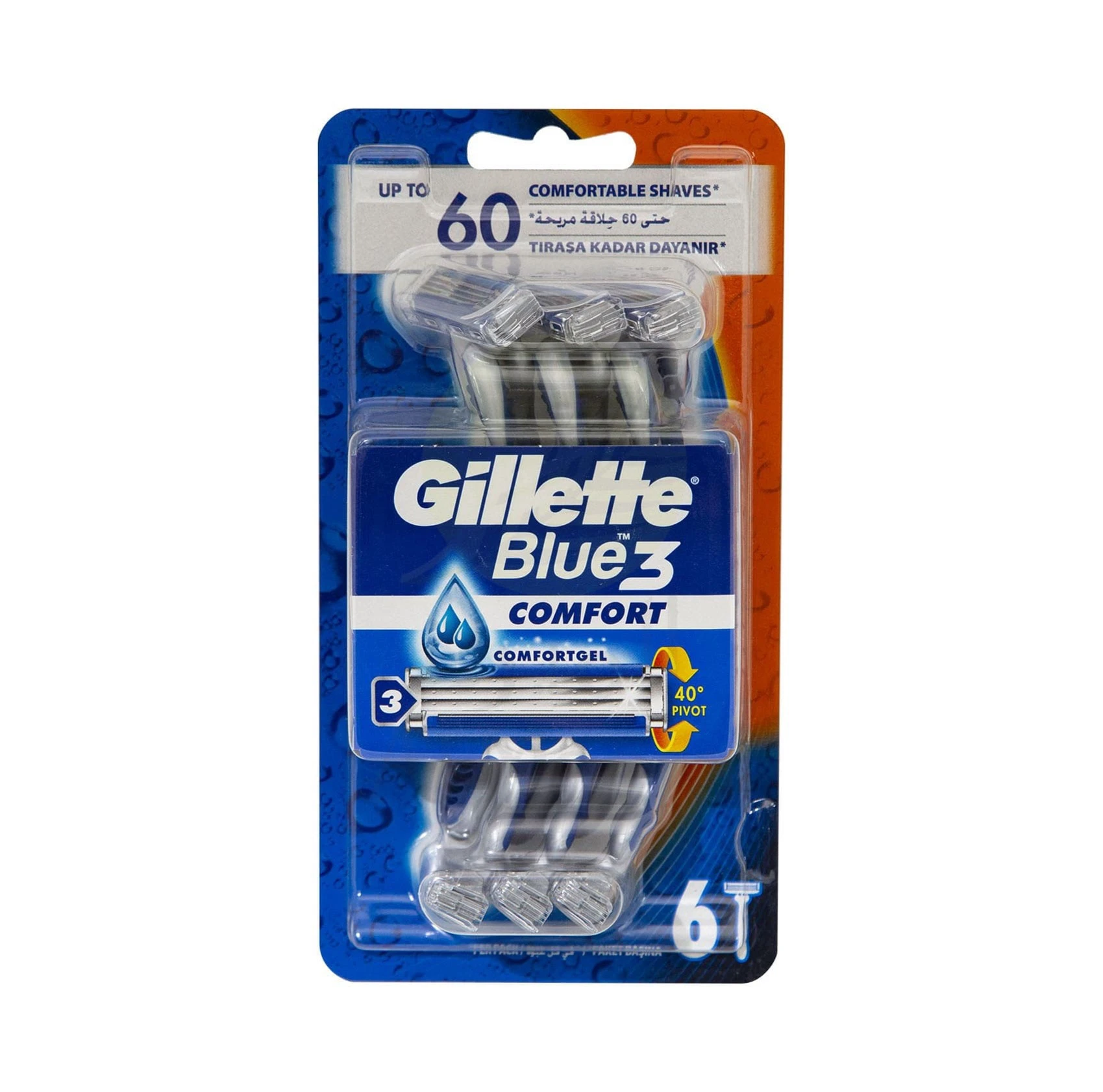 Gillette Blue3 Comfort Razor 6 