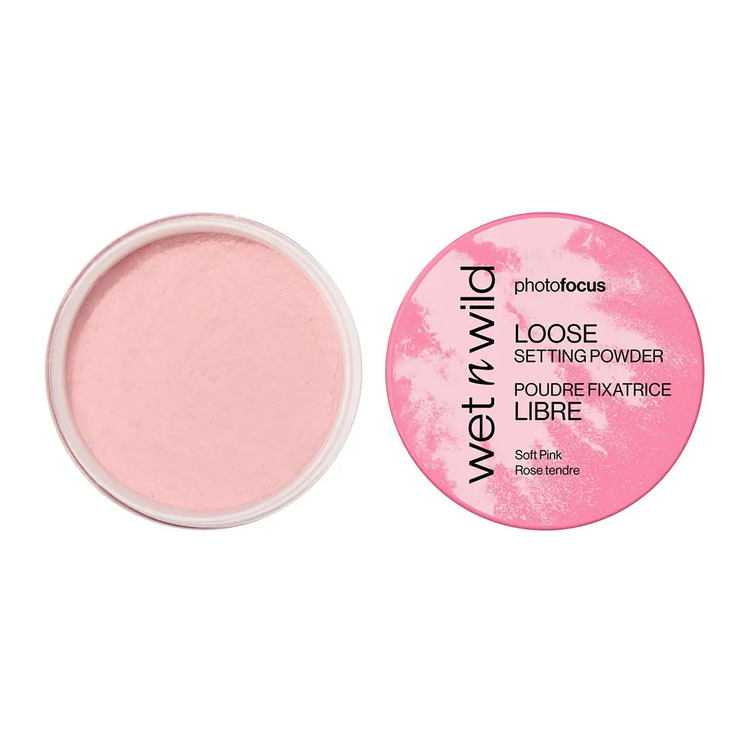 Wetnwild Photo Focus Loose Setting Powder - Soft Pink - view 2