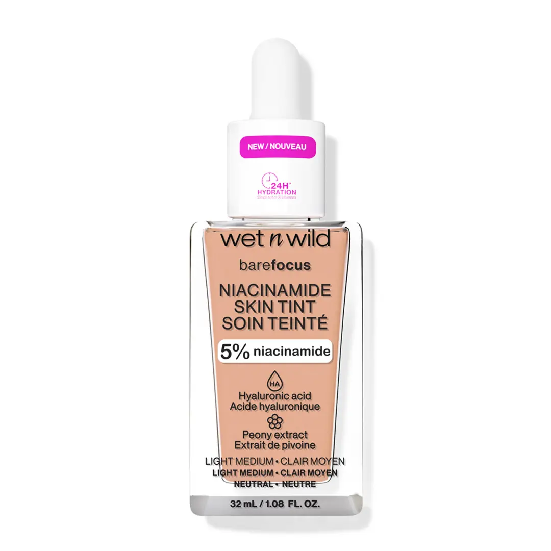 Wetnwild Bare Focus Niacinamide Skin Tint Light Medium Sand - view 1