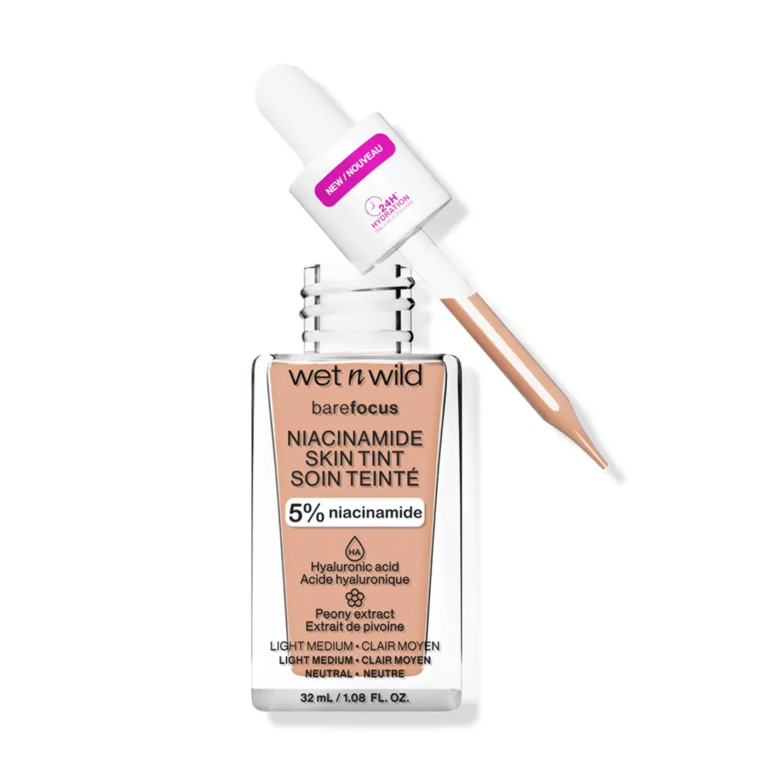 Wetnwild Bare Focus Niacinamide Skin Tint Light Medium Sand - view 2