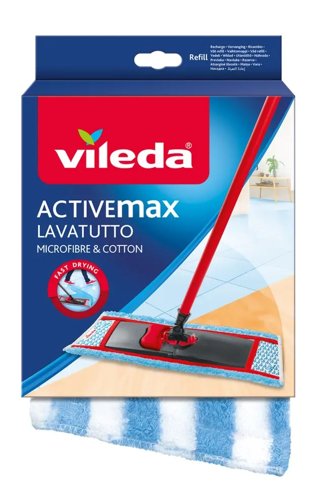 Vileda Refill Activemax Micro & Cotton Mop - view 1