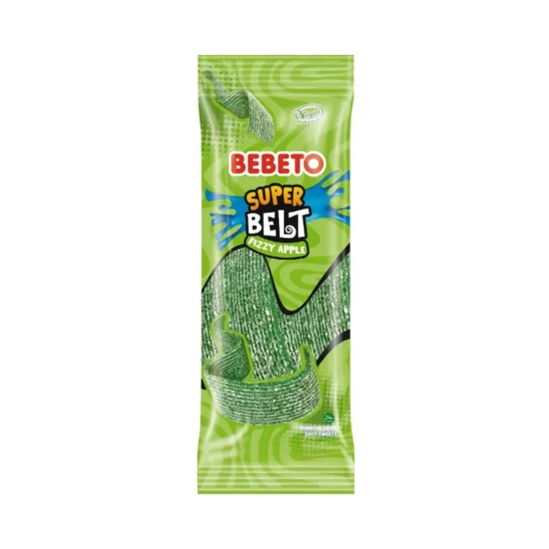 Bebeto Super Belt Fizzy Apple 180 gm