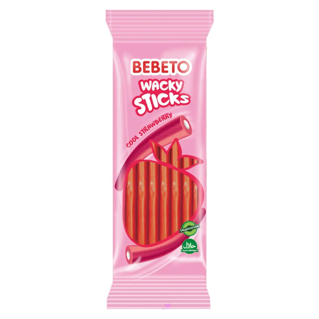 Bebeto Wacky Sticks Cool Strawberry 180G - view 1