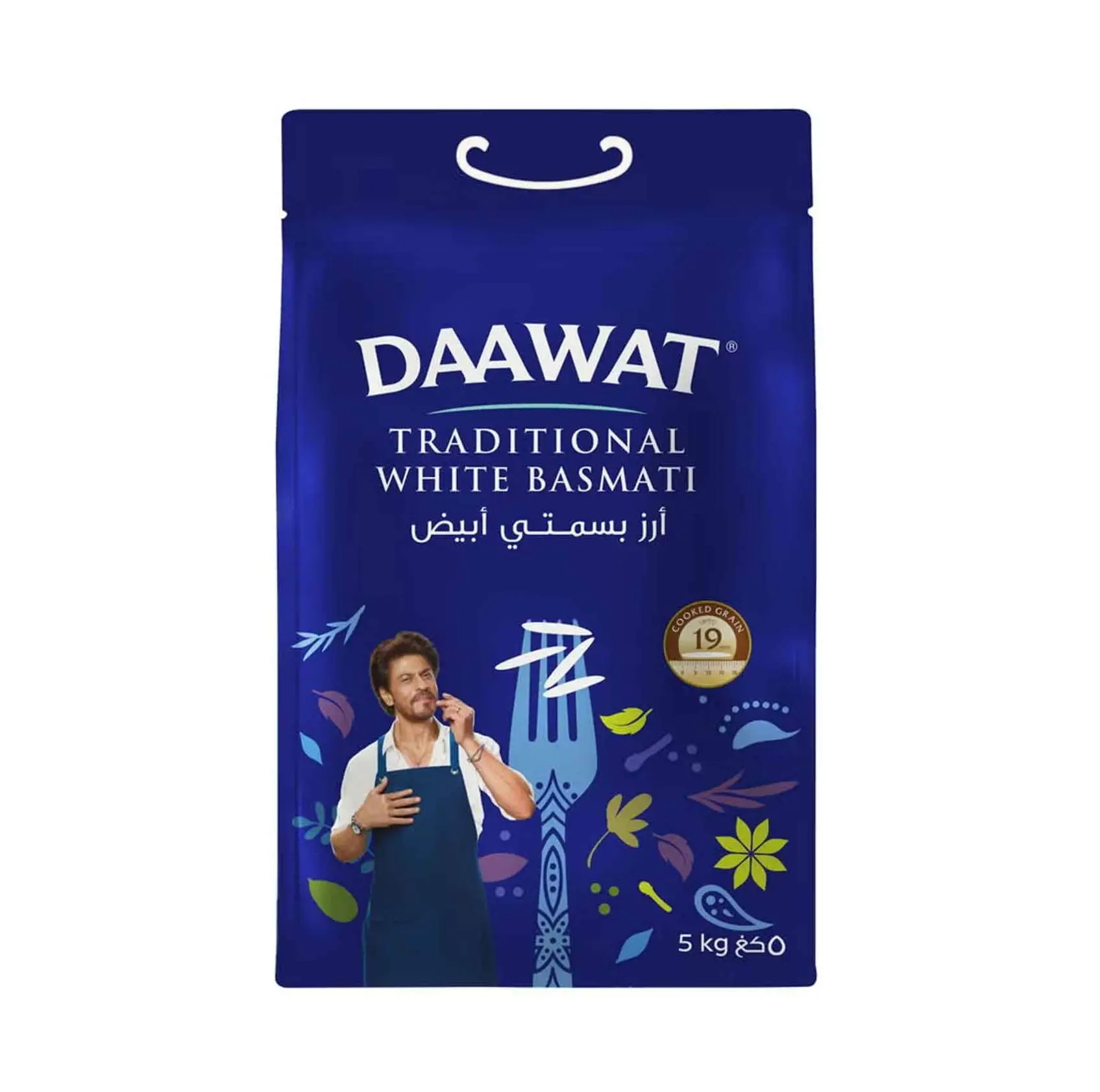 Dawat Traditional White Basmati Rice 5 Kg - view 1