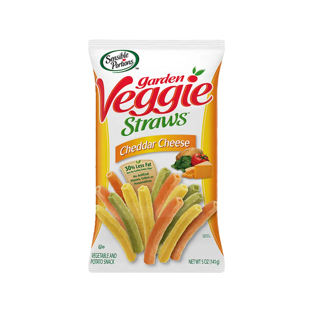 Sensible Portions Garden Veggie Straws Cheddar Cheese 120 gm - view 1