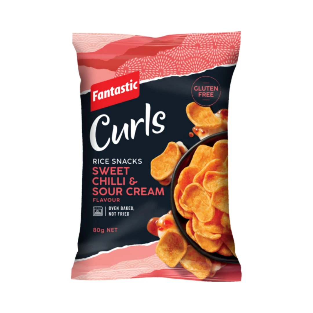Fantastic Delites Curls Sweet Chilli & Sour Cream 80 gm