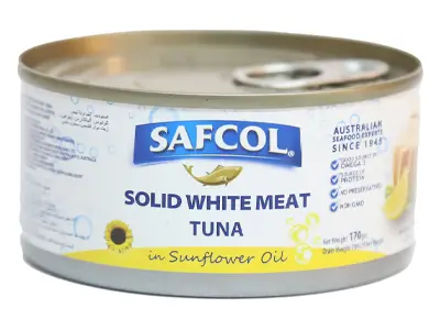 Safcol Solid Light Meat Tuna in Water 170 gm - view 1
