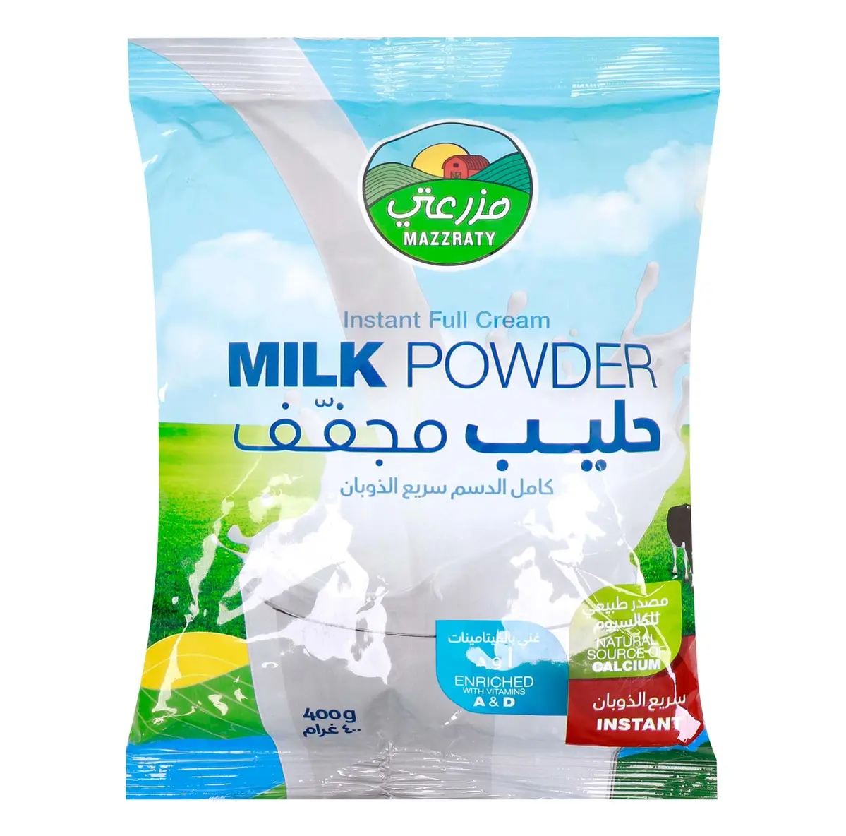 Mazzraty Instant Full Milk Powder Bag 400 gm - view 1
