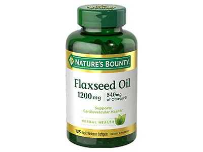 Natures Bounty Soft Gels Flaxseed Oil 1200MG 125S - view 1