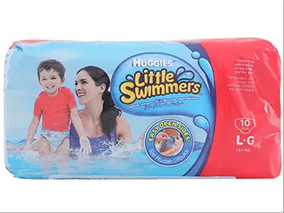 Huggies Diapers Little Swimmer Large 14+Kg 10S - view 1