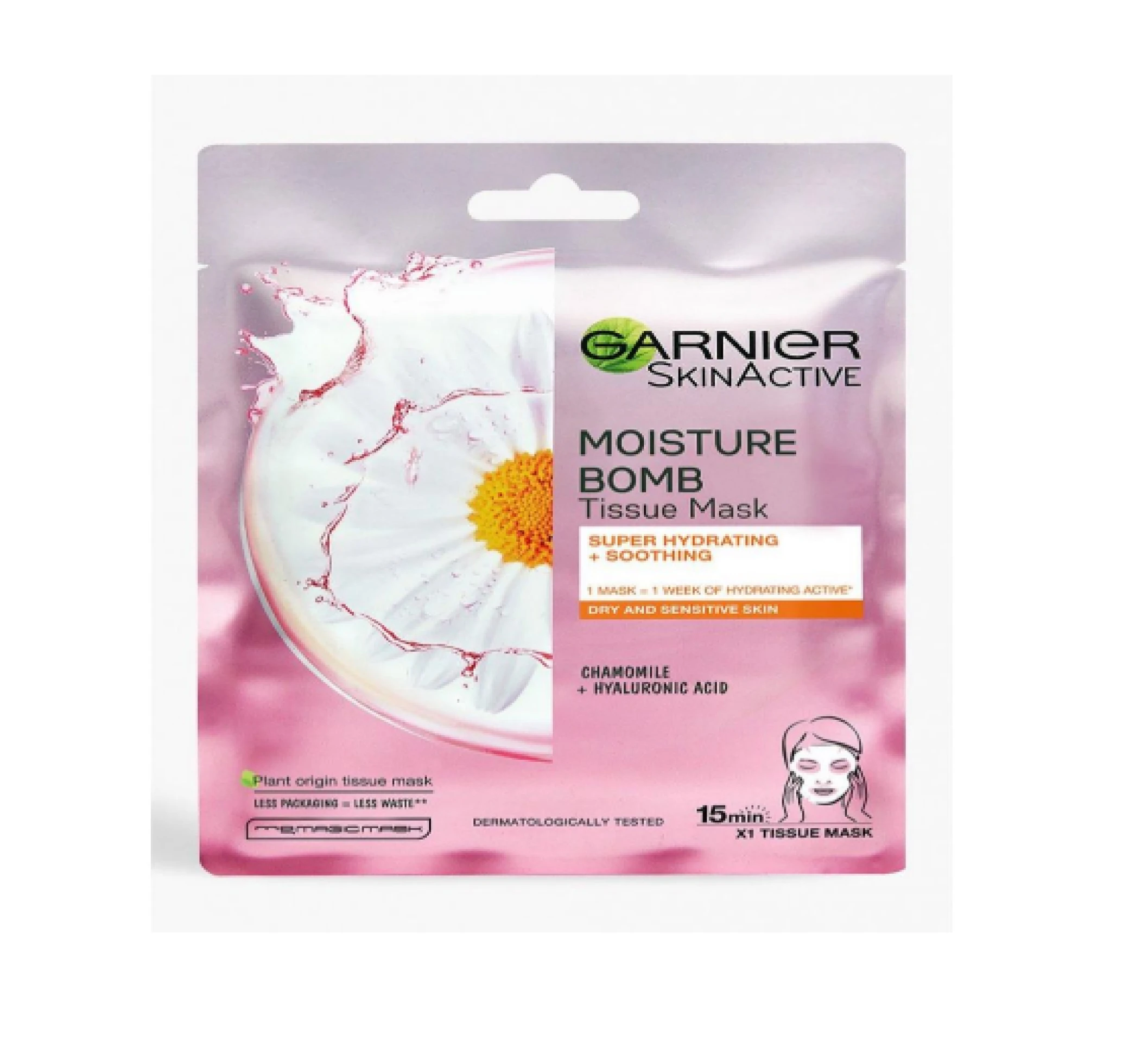 Garnier Skin Active Hydra Bomb Chamomile Tissue Mask 1Pcs