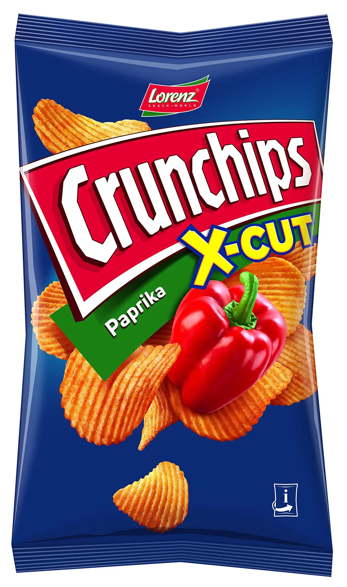 Lorenz Crunchips X-Cut Potato Chips Paprika 85G - view 1