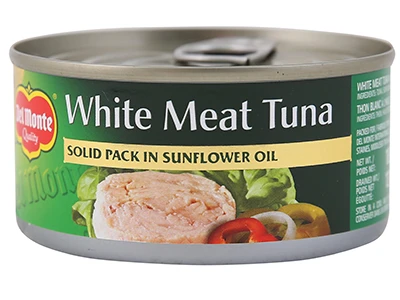 Del Monte White Tuna Meat In Sunflower Oil 185G