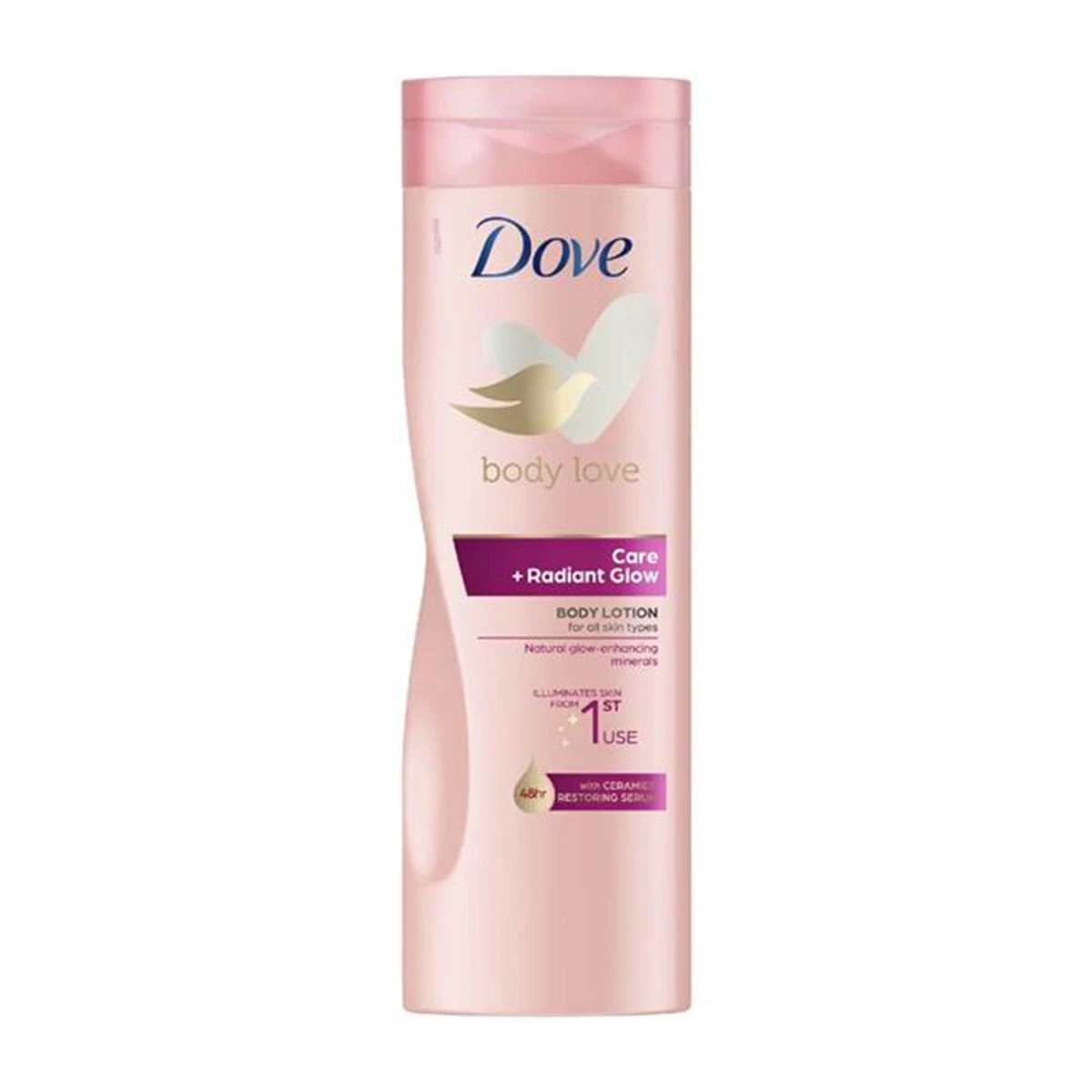 Dove Body Lotion + RadiantGlow, Body Love Care  400ML