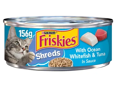 Purina friskies savory shreds best sale