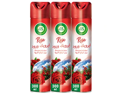 Airwick Air Freshener Rose 2+1 Free 300 ml