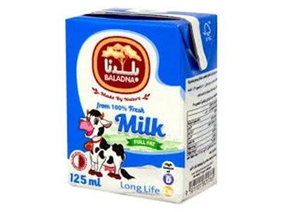 Baladna Milk Long Life Full Fat 6 pcs 125ml