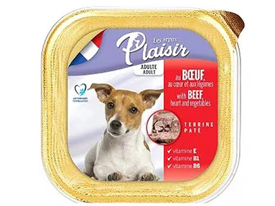 Plaisir Dogs Paté Rich Beef & Vegetables Wet Dog Food 300G