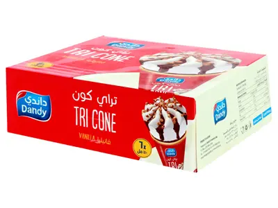 Dandy Ice Cream Vanila Cone 110MLx6 - view 1