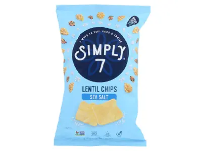 Simply 7 Lentil Chips Sea Salt 103 gm - view 1