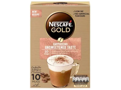 Nescafe Gold Cappuccino Unsweetened Coffee Mix 10X14.2G