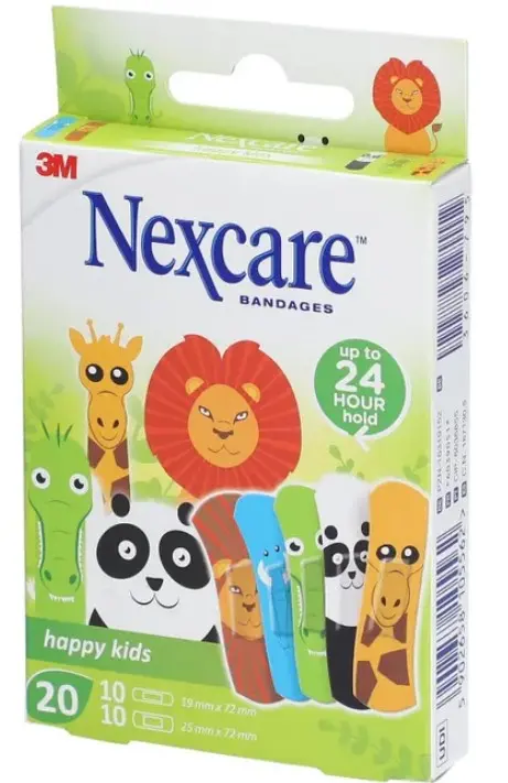 3M Nexcare Kids Plaster Assorted Green N0920AN 20 Pieces - view 1